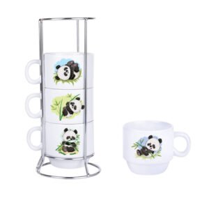 Standlı 4'lü Fincan Set